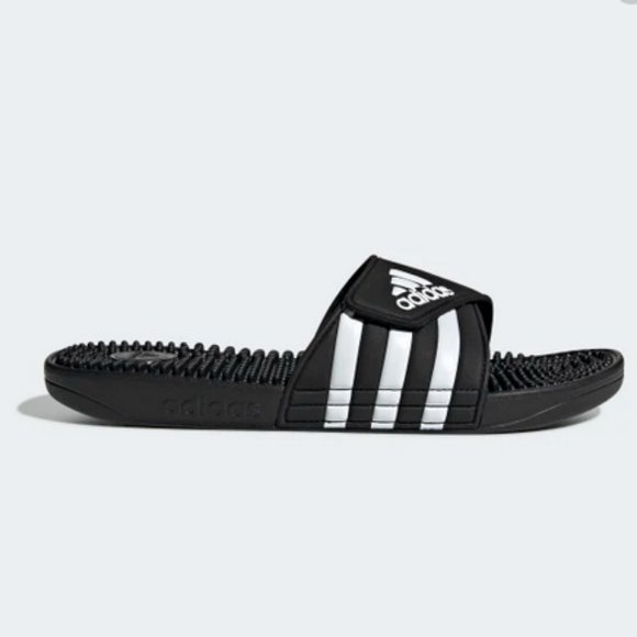 ADIDAS Black Slide Sandals - Picture 4 of 6